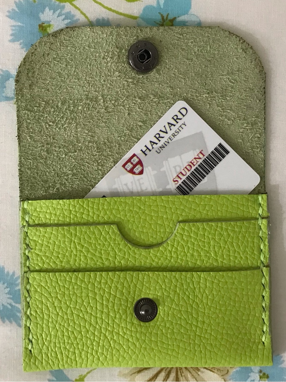 Handmade Genuine Leather Card Holder Wallet Cardholder